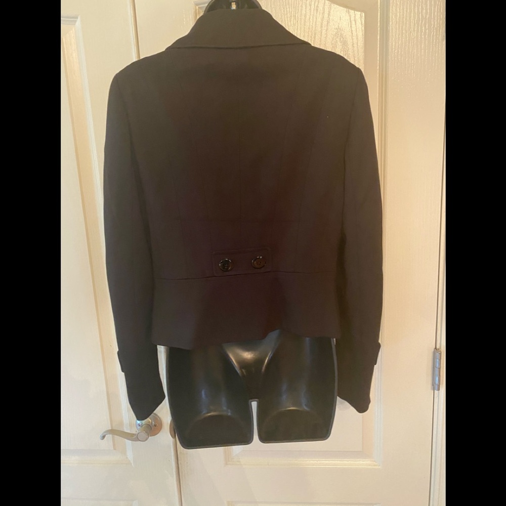 Etcetera Black Snap Button Jacket Size 4 - image 4